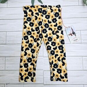 Root To Rise Toddler Girl Floral Yoga Pants-Size 1 YR NWT
